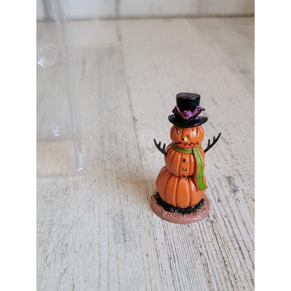 Lemax Pumpkin Snowman Halloween Village‎ accessory spooky town